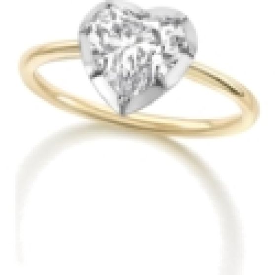 Jessica McCormack Signature Heart Shaped 1.78Ct Button Back Ring