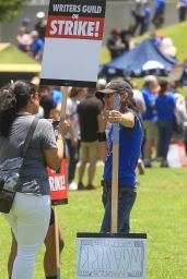 Justine Bateman at WGA Strike Rally in Los Angeles 06/21/2023