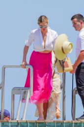 Kate Upton at the Club 55 in St-Tropez 06/24/2023