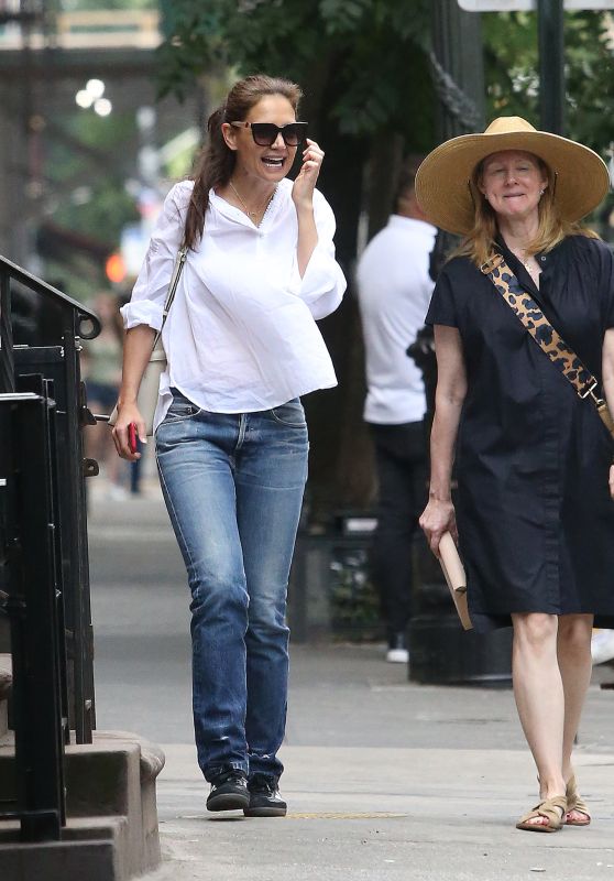 Katie Holmes and Laura Linney - Out in New York 06/29/2023