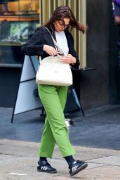 Katie Holmes in Green Pants - New York 06/23/2023