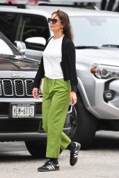 Katie Holmes in Green Pants - New York 06/23/2023