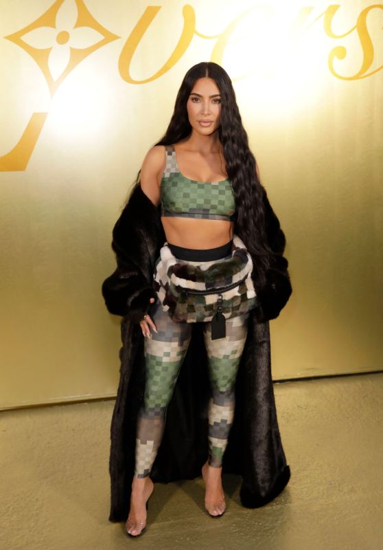 Kim Kardashian – Louis Vuitton Menswear Spring/Summer 2024 show in Paris 06/20/2023