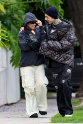 Kourtney Kardashian and Travis Barker in West Hollywood 05/31/2023
