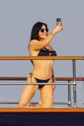 Lauren Sanchez in a Bikini - Mega Yacht Koru in Beaulieu sur Mer 06/16/2023