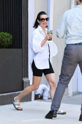 Lea Michele - Out With a Fresh Green Juice in NYC 05/31/2023