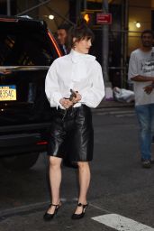 Lizzy Caplan - Arrives for the Chanel Tribeca Artists Dinner in New York 06/12/2023