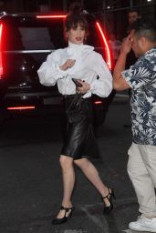 Lizzy Caplan - Arrives for the Chanel Tribeca Artists Dinner in New York 06/12/2023