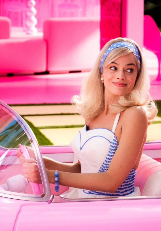 Margot Robbie British Vogue Exclusive Barbie Costume Coverage June 2023 Celebmafia