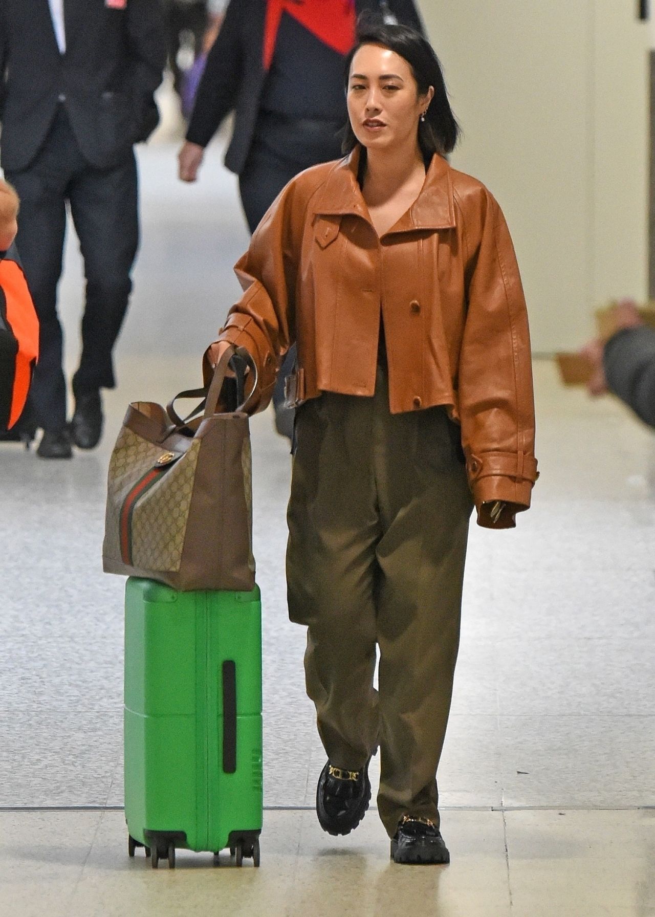 Melissa Leong - Arriving on a Flight in Melbourne 06/26/2023 • CelebMafia