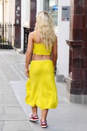 Molly Rainford in a Yellow Outfit - London 06/01/2023