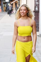Molly Rainford in a Yellow Outfit - London 06/01/2023