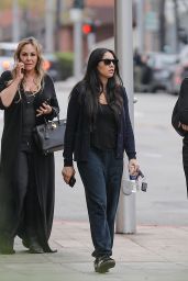 Noor Alfallah With Her Mother and Sister in Beverly Hills 06/14/2023