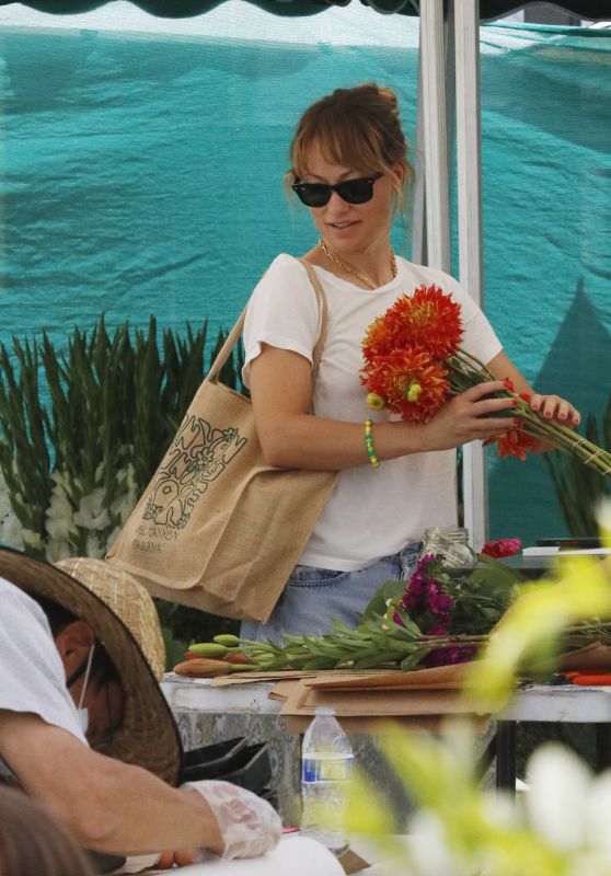 Olivia Wilde - Farmers Market in Los Angeles 06/24/2023