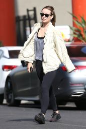 Olivia Wilde - Leaving the Gym in LA 06/07/2023