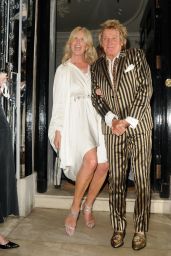 Penny Lancaster and Rod Stewart - Annabels 60th Birthday in London 06/09/2023