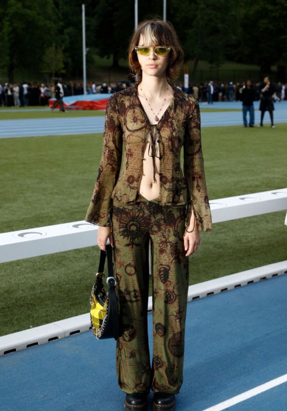 Pomme - Marine Serre Menswear Show at Paris Fashion Week 06/25/2023