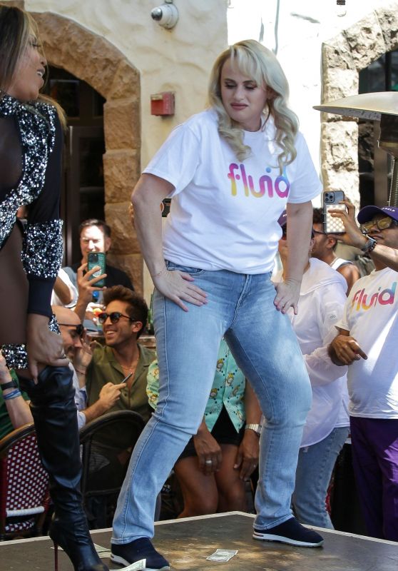 Rebel Wilson at The Abbey in West Hollywood 06/17/2023