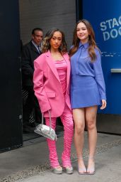Sadie Stanley and Lexi Underwood - Arriving for a Taping of GMA in New York 06/08/2023