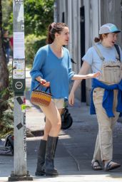Scout Willis in a Short Dress With Knee-high Leather Boots - Los Feliz 06/28/2023