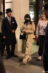 Selena Gomez - Leaving hotel Royal Monceau in Paris 06/04/2023