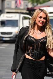 Tallia Storm - Leaving Global Radio Studios in London 06/12/2023