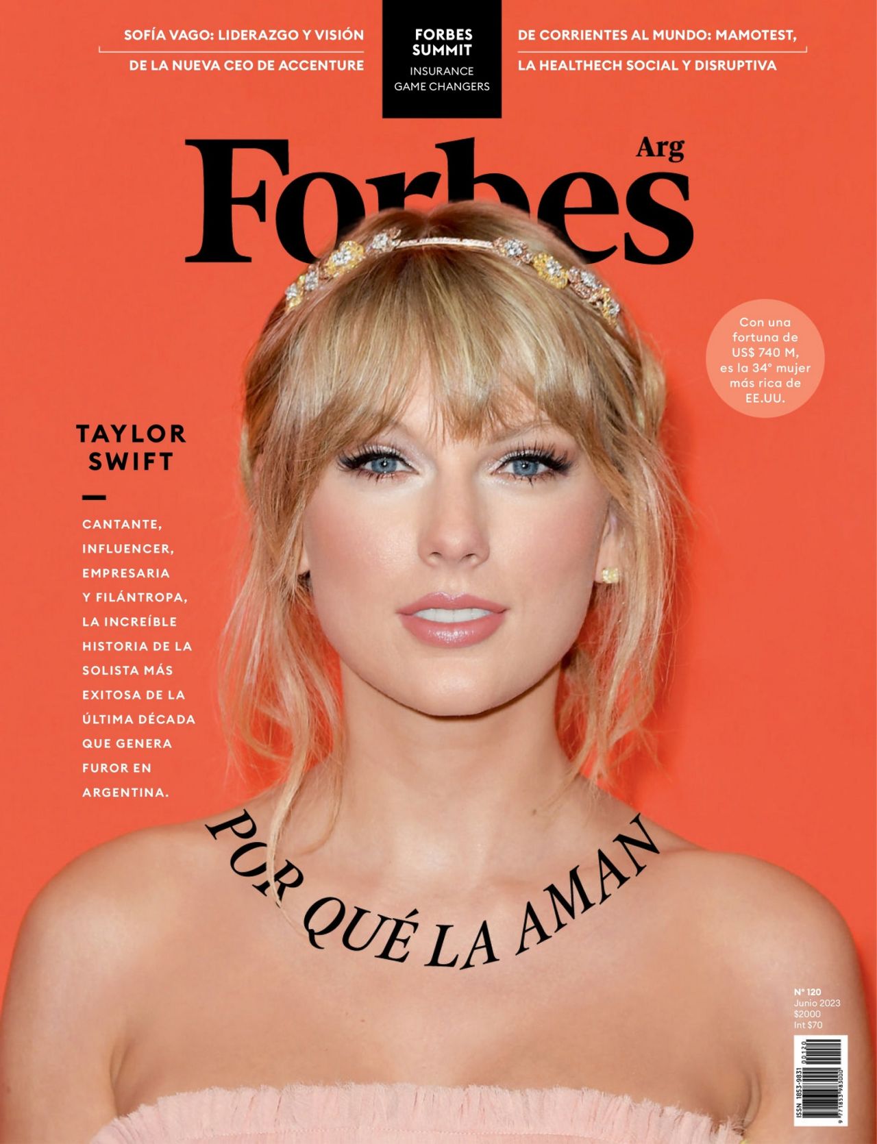 Taylor Swift - Forbes Argentina June 2023 Issue • CelebMafia