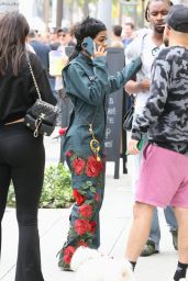 Teyana Taylor at the Rodeo Drive Car Show 06/18/2023