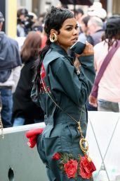 Teyana Taylor at the Rodeo Drive Car Show 06/18/2023