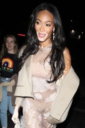 Winnie Harlow at the Paris Hilton Concert in Hollywood 06/07/2023