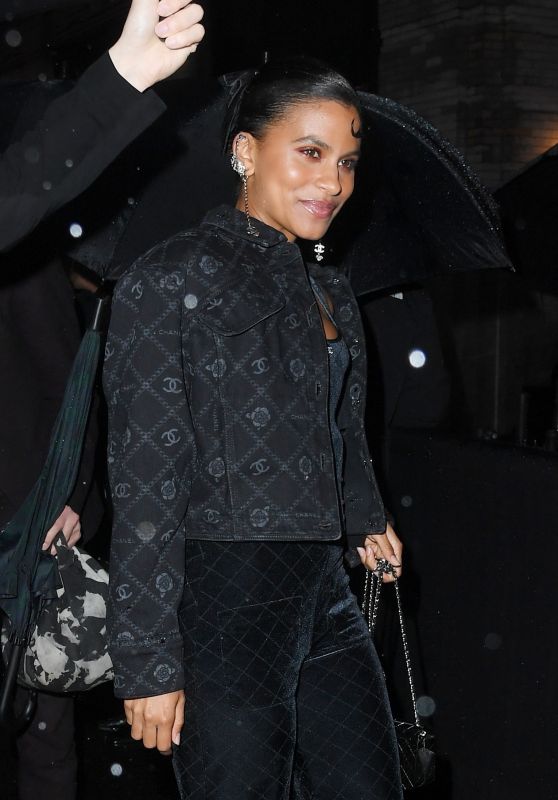 Zazie Beetz - Arrives for the Chanel Tribeca Artists Dinner in New York 06/12/2023