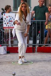Adriana Karembeu - Petanque Tournament at Place Des Lices in Saint Tropez 07/17/2023