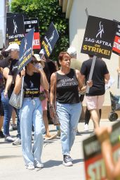 Alexandra Billings – SAG Strike at Netflix in Hollywood 07/18/2023