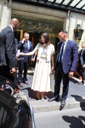 Alexandra Daddario - Leaving Her Hotel in Paris 07/03/2023