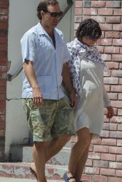 Alia Shawkat at MOXIE BIRTH Clinic With Her Boyfriend in Pasadena 07/21/2023