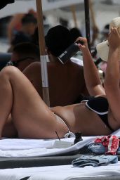 Alina Baraz on the Beach in Miami 07/01/2023