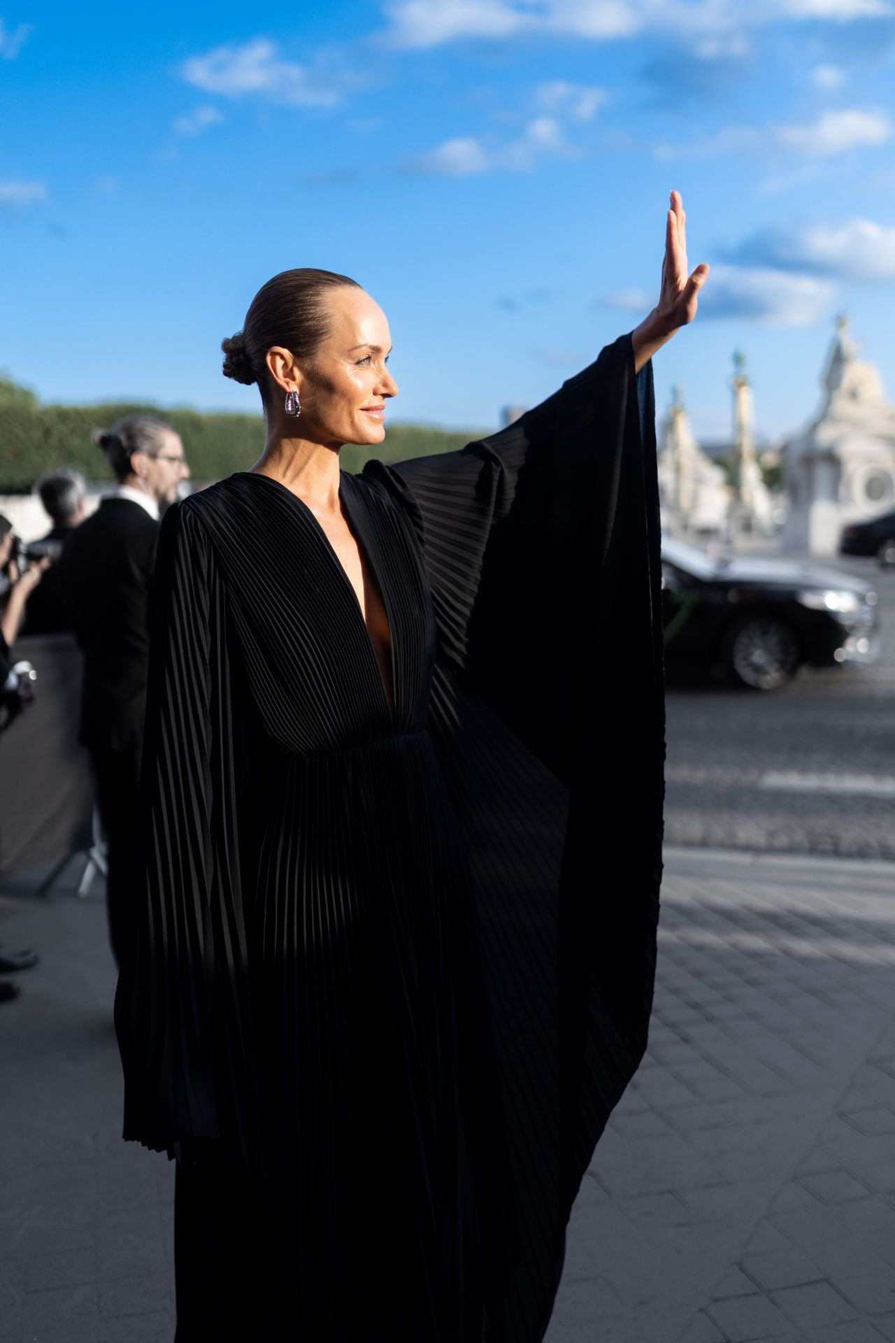 Amber Valletta - Arrive at Balenciaga After Party at Paris Fashion Week