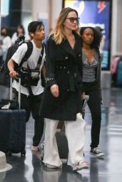 Angelina Jolie at JFK Airport in New York 07/15/2023