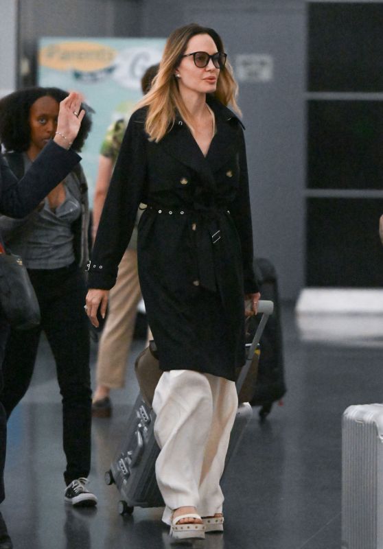 Angelina Jolie at JFK Airport in New York 07/15/2023