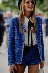 Anna Dello Russo – Arriving at Chanel Show in Paris 07/04/2023