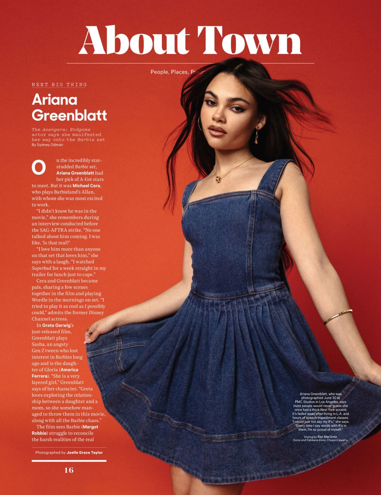 Ariana Greenblatt - The Hollywood Reporter 07/26/2023 Issue • CelebMafia