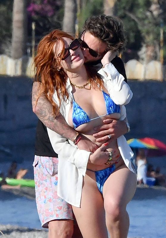 Bella Thorne in a Bikini in Taormina 07/02/2023