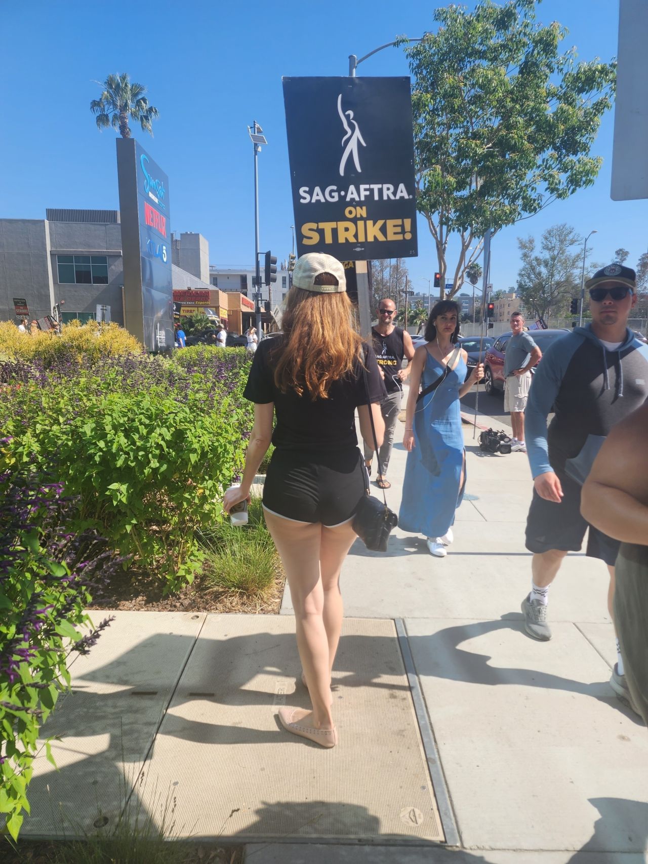 Blanca Blanco - SAG Strike at Netflix in Hollywood 07/18/2023 • CelebMafia