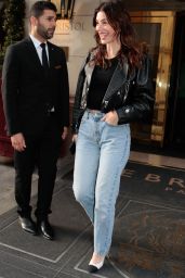 Camila Morrone at Her Hotel in Paris 07/02/2023