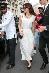 Camila Morrone - Leaving Her Hotel in Paris 07/02/2023