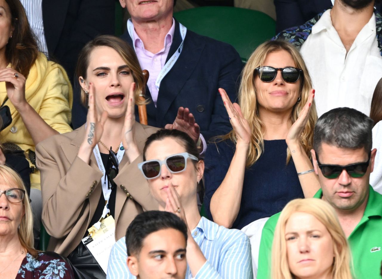 Cara Delevingne - Wimbledon Tennis Championships in London 07/10/2023