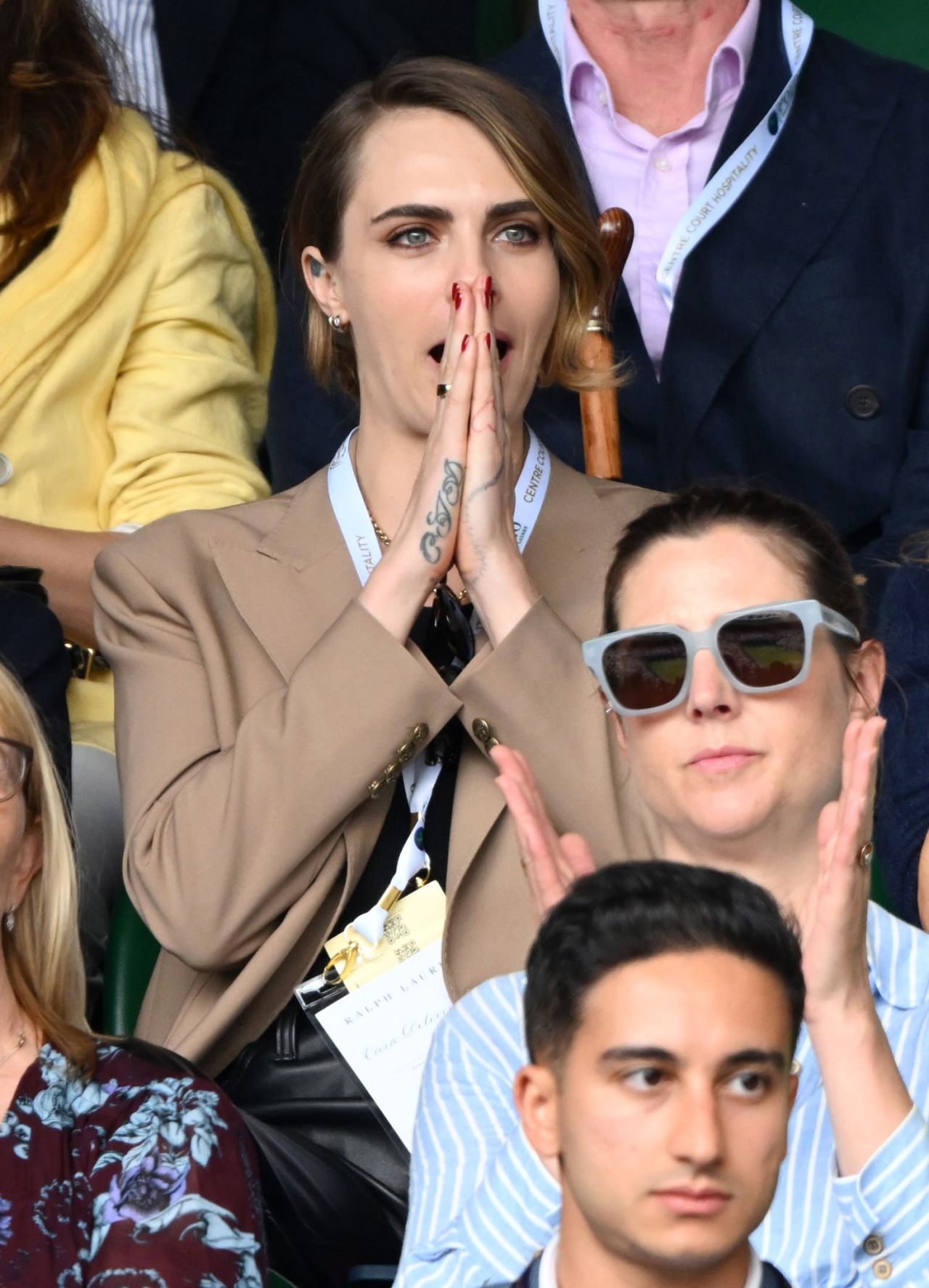 Cara Delevingne - Wimbledon Tennis Championships in London 07/10/2023