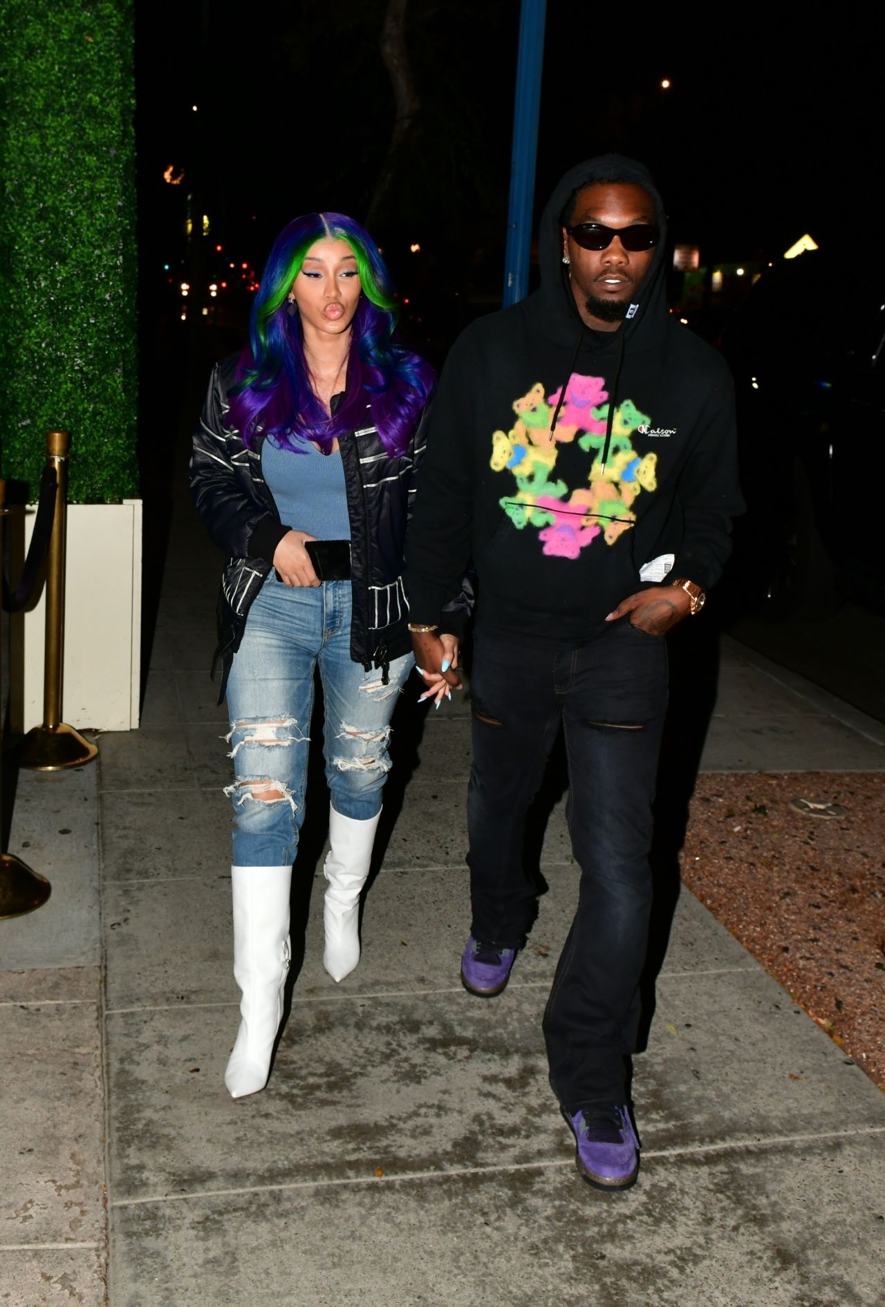 Cardi B - Leaving Delilah Restaurant in West Hollywood 07/28/2023