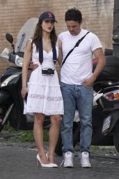 Caylee Cowan and Casey Affleck - Out in Rome 07/08/2023