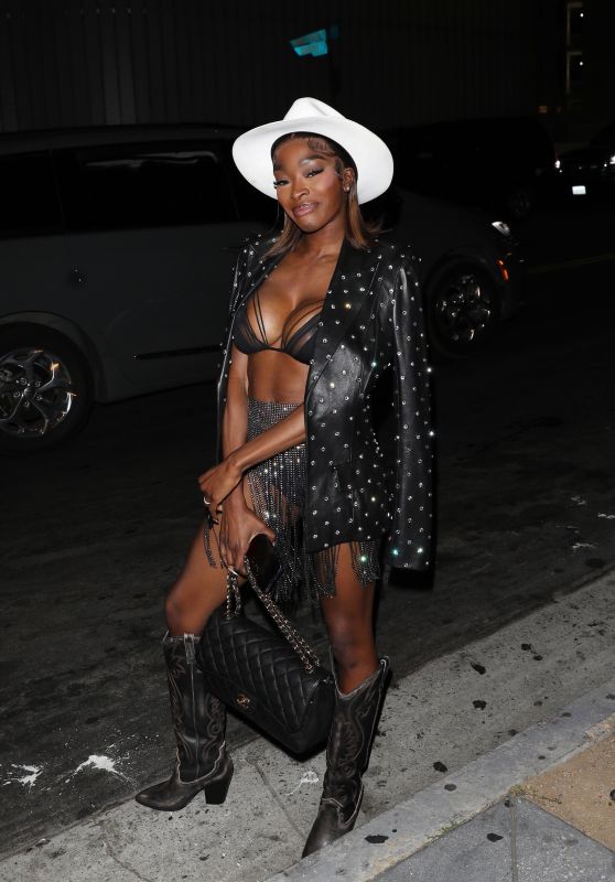 Chelsea Lazkani in Cowboy Attire at Cowboy Theme Party in West Hollywood 07/01/2023